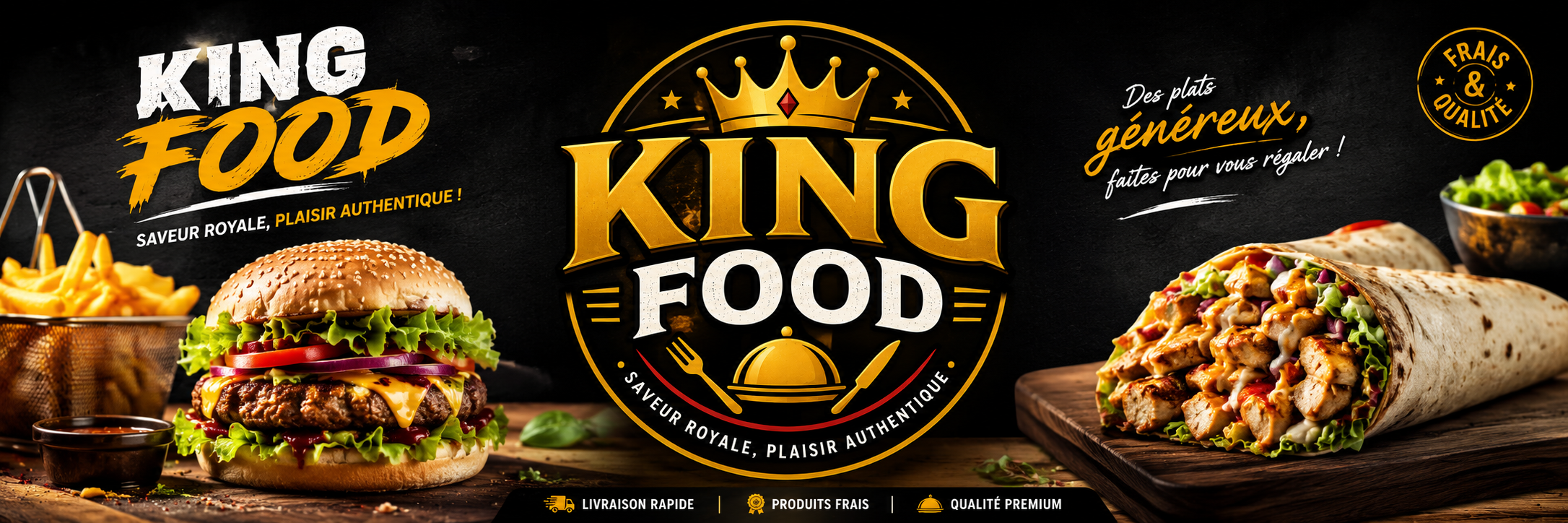 King Food — menu digital restaurant